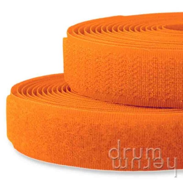 Klettband komplett 20 mm breit | 209 orange (1 Meter)