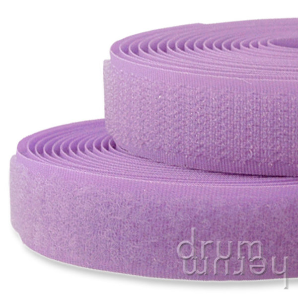 Klettband komplett 20 mm breit | 418 violett (VKE = 1 Meter)