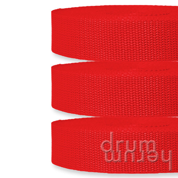 Gurtband BASIC 25mm breit rot (324)