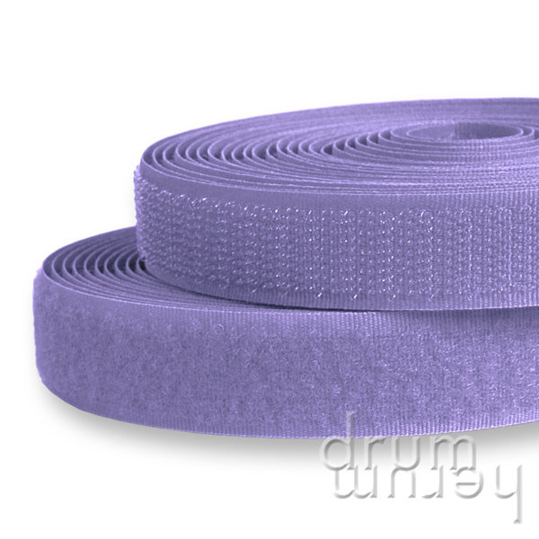 Klettband komplett 20 mm breit | 419 violett (VKE = 1 Meter)