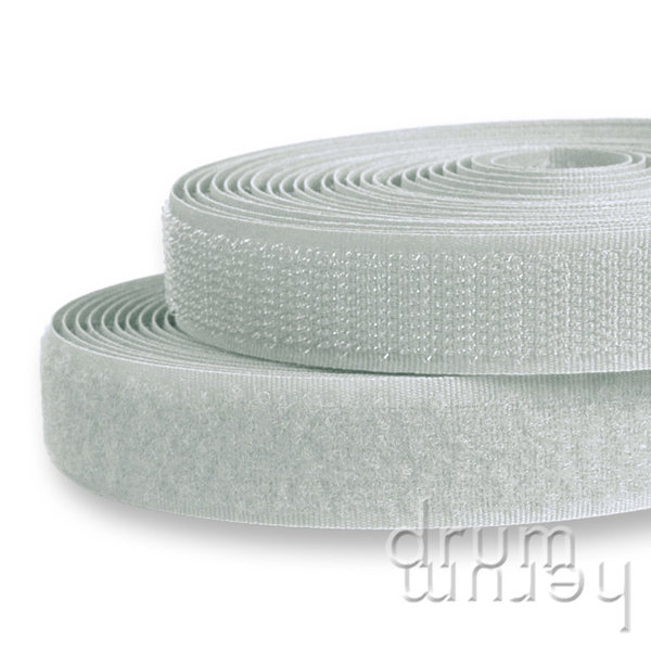 Klettband komplett 20 mm breit | 710 hellgrau (1 Meter)