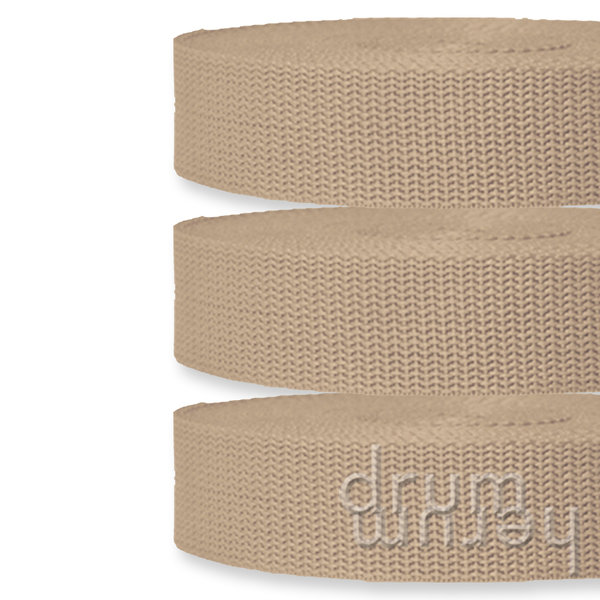 Gurtband BASIC 20mm breit hellbeige (150)